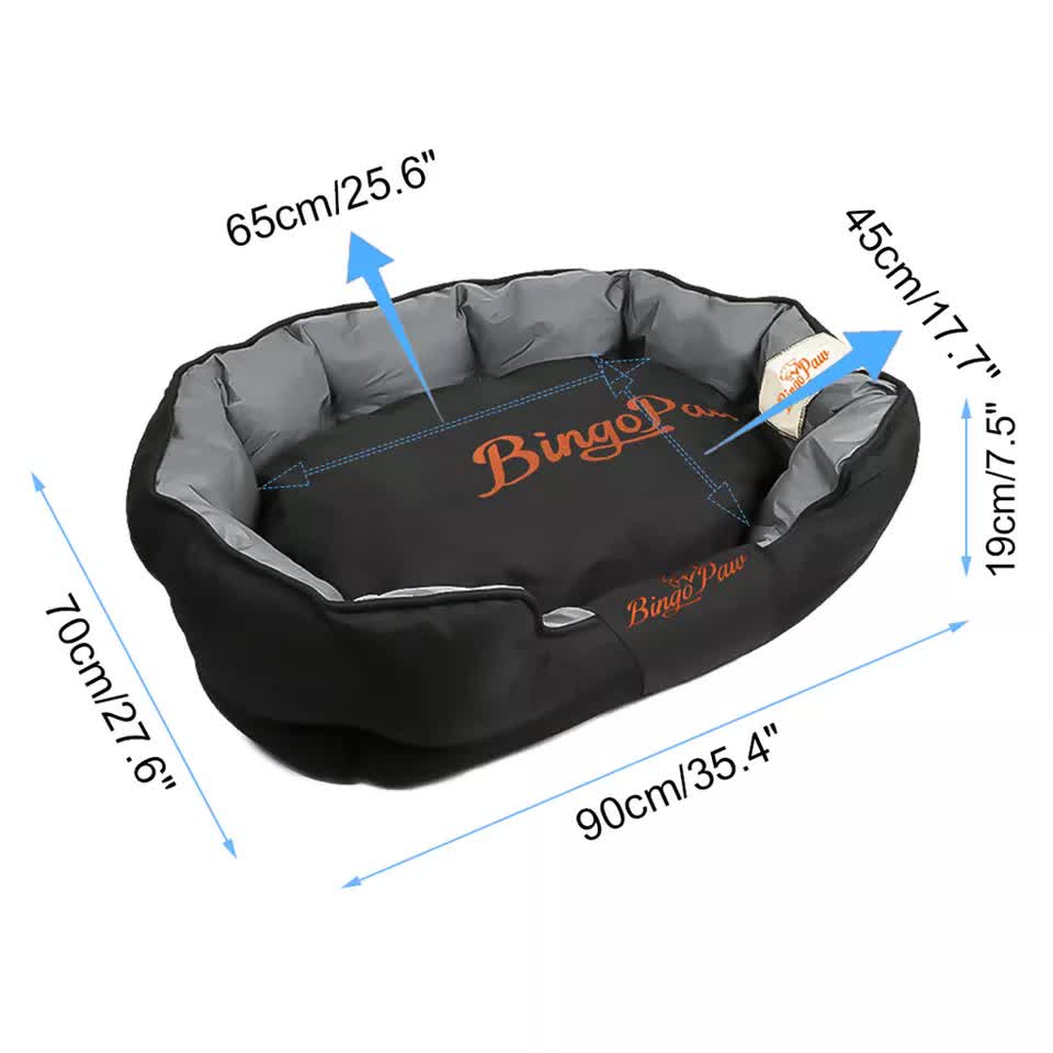 Thick Orthopedic Pet Bed Water-Resistant Cushion V767-9DPET02-L