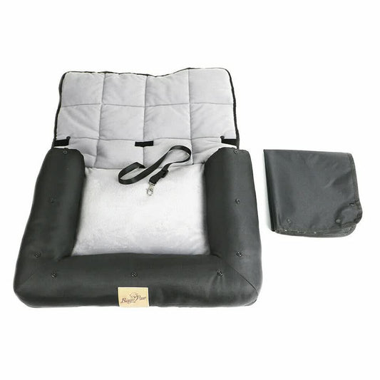 Small Waterproof Dog Car Seat Bed with Safety Belt V767-9LPET01-S-GJ-B