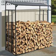 Heavy Duty Firewood Log Rack Large Storage Holder Shed Rack Outdoor Garden Yard V767-CHJ-Z83-V1
