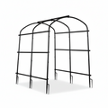 P&P Black & Green U-Frame Metal Garden Trellis with Nylon Netting Heavy Duty Plant Support V767-HJ-XZ1641