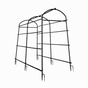 P&P Black & Green U-Frame Metal Garden Trellis with Nylon Netting Heavy Duty Plant Support Size XL V767-HJ-XZ1642