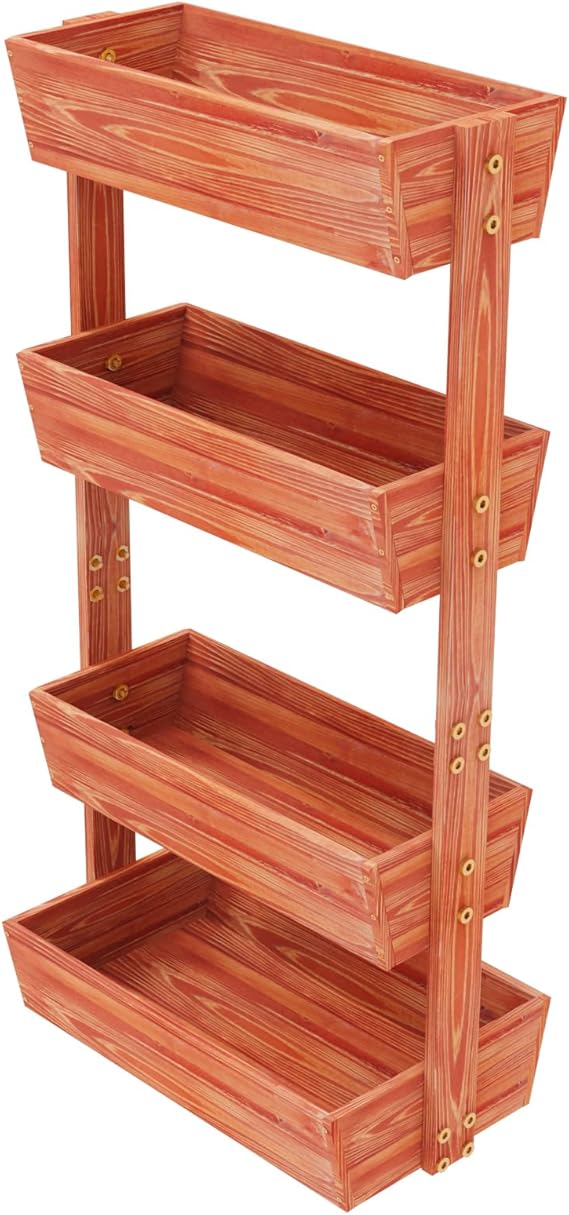 Fin Xxl Super Durable Elevated Planter Freestanding Rotatable Planter Box Garden Bed V767-HJ-ZM118-G1