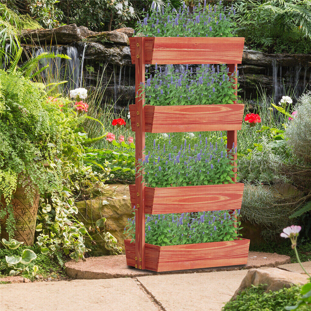 Fin Xxl Super Durable Elevated Planter Freestanding Rotatable Planter Box Garden Bed V767-HJ-ZM118-G1