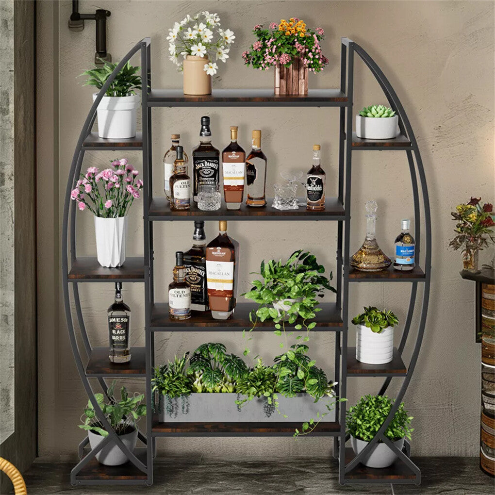 8 Tier Jumbo Plant Stand Vase Shape Flower Bonsai Pot Display Rack Indoor Outdoor V767-HJ-ZM1376