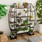 8 Tier Jumbo Plant Stand Vase Shape Flower Bonsai Pot Display Rack Indoor Outdoor V767-HJ-ZM1376