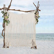 Boho Chic Macrame Tapestry Wedding Backdrop Arch Door Window Hanging Curtains V767-HQ-XB123
