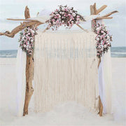 Boho Chic Macrame Tapestry Wedding Backdrop Arch Door Window Hanging Curtains V767-HQ-XB123