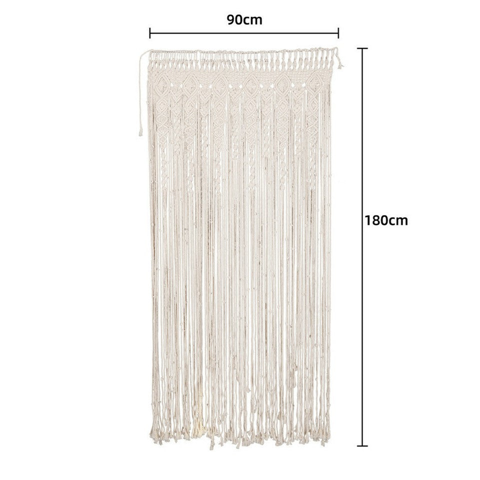 Boho Chic Macrame Tapestry Wedding Backdrop Arch Door Window Hanging Curtains V767-HQ-XB123