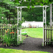 Decorative Metal Garden Trellis Arch Durable Steel Tubing Wedding Party Archway V767-HQ-XJ114-G1