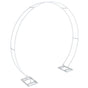 Round Arch Backdrop Stand for Wedding Party Metal Pipe Frame Archway Decoration Indoor Outdoor Double Rails V767-HQ-XJ118-M-G2