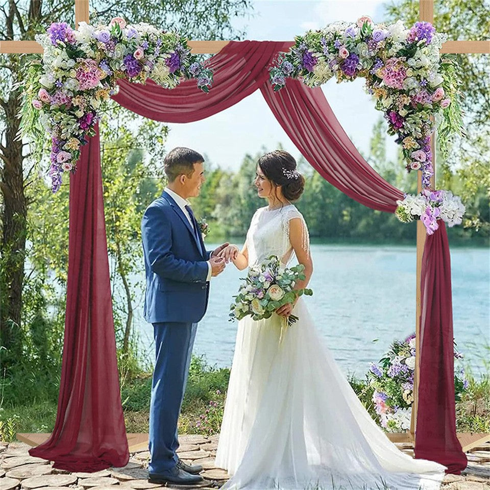 Heavy Duty Square Wedding Arch Wooden Backdrop Stand Balloon Floral Arch Frame V767-HQ-XJ122-V2