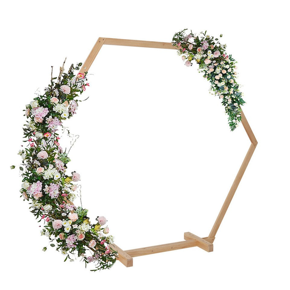 Gorgeous Wedding Arbor Wedding Backdrop Stand Wooden Arch f Garden Wedding Party V767-HQ-XJ124-V1
