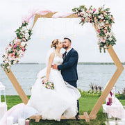 Gorgeous Wedding Arbor Wedding Backdrop Stand Wooden Arch f Garden Wedding Party V767-HQ-XJ124-V1