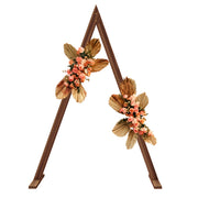 Set of 2 Nesting Wood Wedding Arch Huge Decorative Garden Wedding Backdrop Stand V767-HQ-XJ134