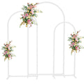 Fin Set Of 3 Wedding Arch Balloon Frame Metal Arch Backdrop Stand Birthday Party V767-HQ-XJ1348-V1