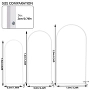 Fin Set Of 3 Wedding Arch Balloon Frame Metal Arch Backdrop Stand Birthday Party V767-HQ-XJ1348-V1