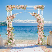 Fin 2.5M Oversized Metal Wedding Arch Stand Proposal Birthday Party Banquet Decor V767-HQ-ZJ1421