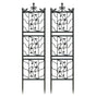 2pcs Metal Garden Trellis Fence for Climbing Plants and Rose Support V767-HW-XZ1149