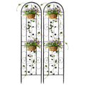 Garden Trellis Climbing Plant Support Patio Wire Lattice Grid Panel Stake Fence V767-HW-ZZ121-G2
