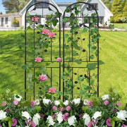 Garden Trellis Climbing Plant Support Patio Wire Lattice Grid Panel Stake Fence V767-HW-ZZ121-G2