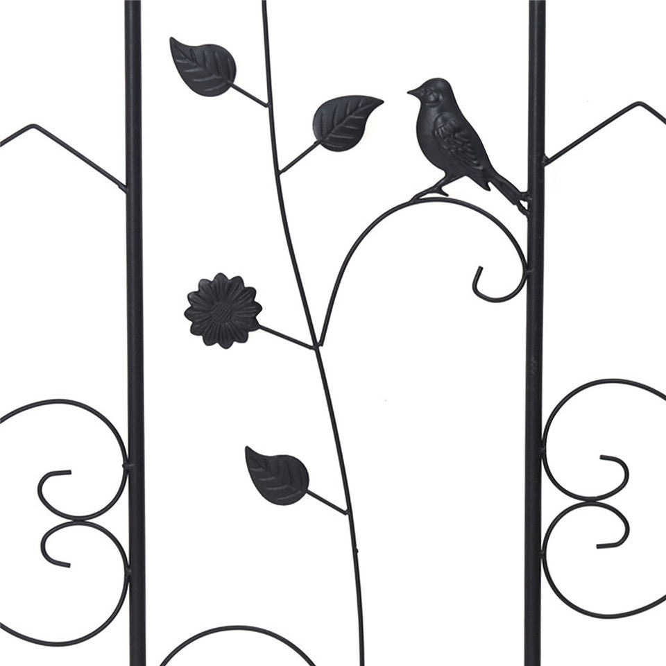 Garden Trellis Climbing Plant Support Patio Wire Lattice Grid Panel Stake Fence V767-HW-ZZ121-G2