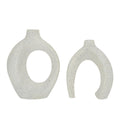 Set of 2 Nordic Boho Hollow Snuggle Vases Resin Flower Vases Living Room Decor V767-JJ-HP1733