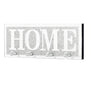 Crushed Diamond Mirrored Wall Mounted Key Hooks Storage Holder HOME Letter Sign Home Decor V767-JJ-XM1117