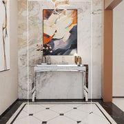 Crushed Diamond Mirrored Console Table Entrance Furniture V767-JJ-XM1216
