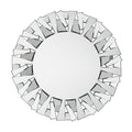 Silver Sunburst Round Wall Mirror V767-JJ-XM768-V1