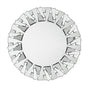 Silver Sunburst Round Wall Mirror V767-JJ-XM768-V1