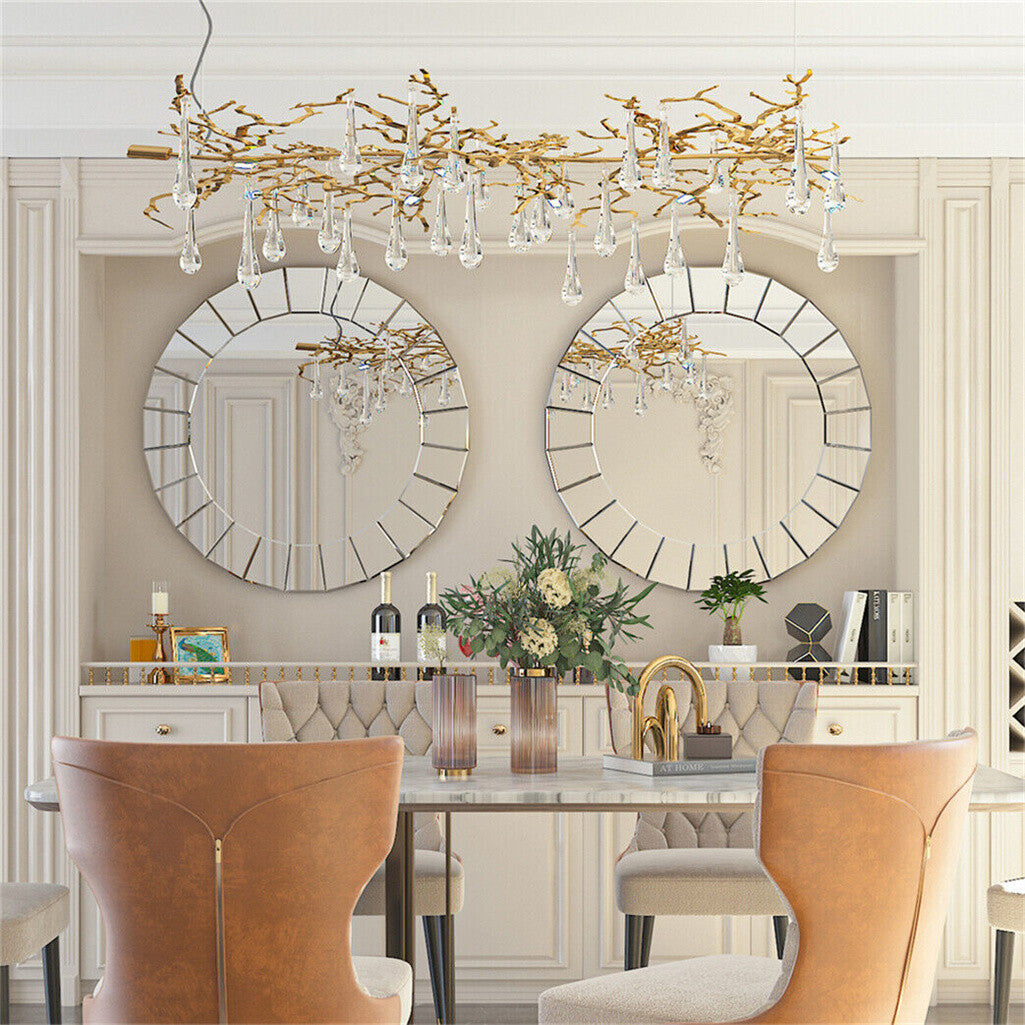 Ultra-modern Round Accent Mirror Venetian Ornate Mirror Decorative Wall Mirror V767-JJ-XM769