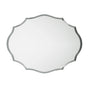 Beveled Silver Oval Wall Mirror Versatile Frameless Design for Vertical or Horizontal Display V767-JJ-XM774-M-V1