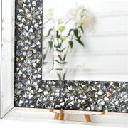 Xxxl Large Gorgeous Diamond Wall Mirror Crushed Crystal Long Full Length Mirror V767-JJ-XM798-G1