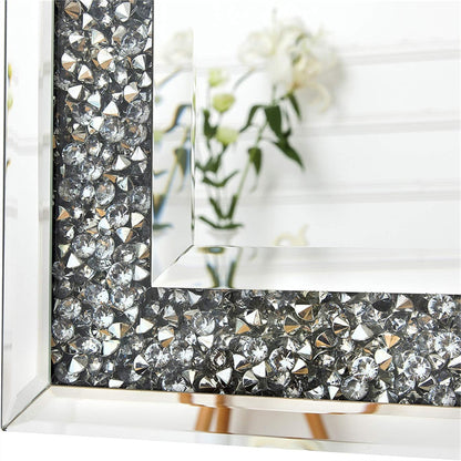 Xxxl Large Gorgeous Diamond Wall Mirror Crushed Crystal Long Full Length Mirror V767-JJ-XM798-G1