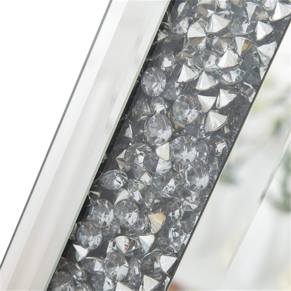 Xxxl Large Gorgeous Diamond Wall Mirror Crushed Crystal Long Full Length Mirror V767-JJ-XM798-G1