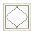 High-grade Unique Decorative Accent Mirror Elegant Square Wall Silver HD Mirror V767-JJ-XM963-60CM