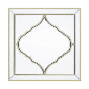 High-grade Unique Decorative Accent Mirror Elegant Square Wall Silver HD Mirror V767-JJ-XM963-60CM