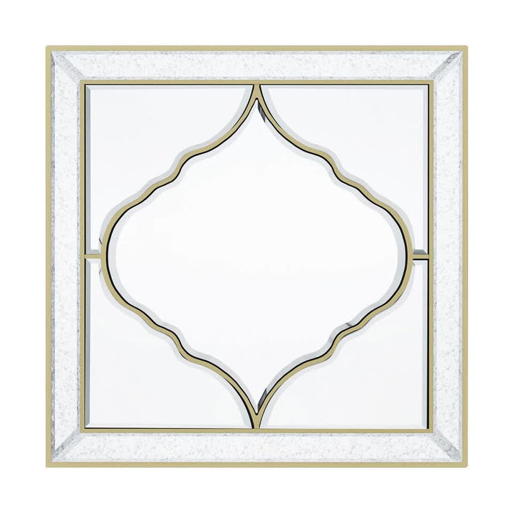 High-grade Unique Decorative Accent Mirror Elegant Square Wall Silver HD Mirror V767-JJ-XM963-60CM