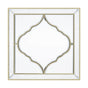 High-grade Unique Decorative Accent Mirror Elegant Square Wall Silver HD Mirror V767-JJ-XM963-60CM