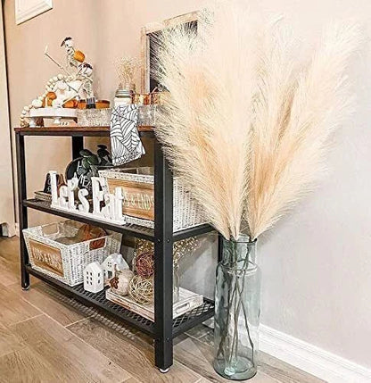 110CM Artificial Pampas Grass Large Tall Fluffy Faux Bulrush Reed Grass Bunch for Home Wedding Boho Decor V767-JJ-XR631-BG