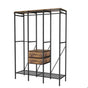 XXXL Large Open Wardrobe Closet - Freestanding Clothes Rail Rack with Curtains (AU) V767-JJ-XY1316-A-V1