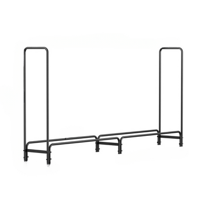 233cm Extra Long Heavy Duty Firewood Log Rack Metal Storage Holder Garden Indoor V767-JJ-XZ112-V1