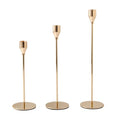 Set of 3 Decorative Candlestick Holder- Gold V767-JJ-XZ121