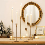 Set of 3 Decorative Candlestick Holder- Gold V767-JJ-XZ121