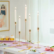 Set of 3 Decorative Candlestick Holder- Gold V767-JJ-XZ121