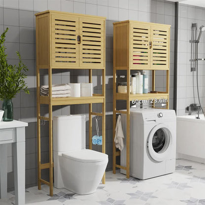 4-Tier Bamboo Bathroom Toilet Storage Rack V767-JJ-XZ1227