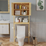 4-Tier Bamboo Bathroom Toilet Storage Rack V767-JJ-XZ1227