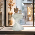 Hourglass Shaped Lightweight Concrete Sofa Side Table Bedside Table Nightstand V767-JJ-XZ1626