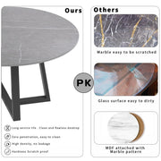 Set of 2 Grey Sintered Stone Tables V767-JJ-XZ169-V1
