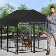Dog Playpen House Heavy Duty Large Outdoor Dog Kennel Anti-rust Metal Pet Crate V767-JJ-XZ171-XS-V1
